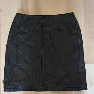 Vintage Maxima Wilsons leather skirt